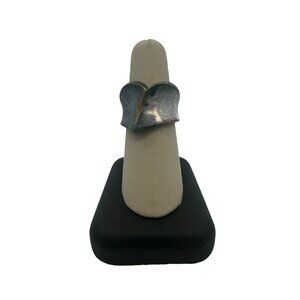 RLM Studio Sterling Silver Love Heart‎ Forgive Size 8 Designer Ring! 65